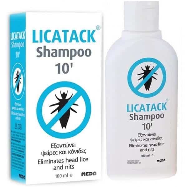 Meda pharmaceuticals - Licatack® Shampoo 10’ Aντιφθειρικό Σαμπουάν 100ml