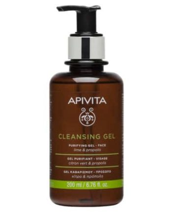 Apivita Cleansing Gel Καθαρισμού Λιπαρές/Μικτές με Πρόπολη & Lime 200ml