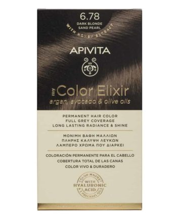 Apivita My Color Elixir N6.78 Ξανθό σκούρο μπεζ περλέ
