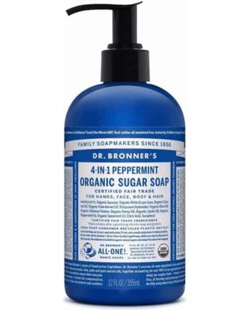 Dr. Bronner’s Υγρό Σαπούνι Sugar Soap Peppermint 355ml