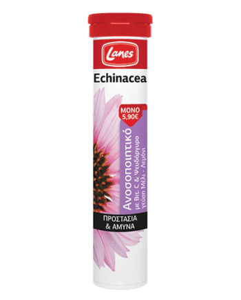 Lanes Echinacea με Βιταμίνη C, 20 ταμπλέτες αναβράζουσες