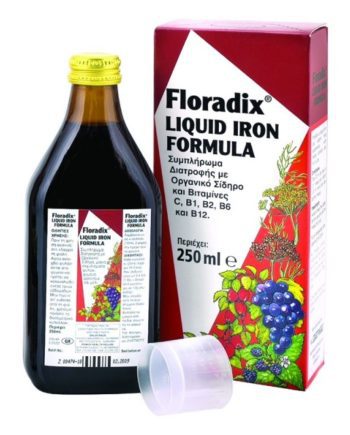 Power Health Floradix Syrop σίδηρος και βιταμίνες 250ml