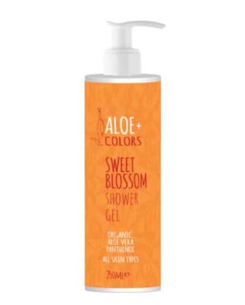 Aloe+Colors Shower Gel Sweet Blossom άρωμα vanilla-πορτοκάλι 250ml αφρόλουτρο οργανικό αλόης
