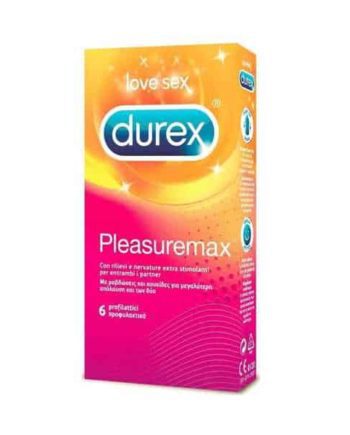 Durex Προφυλακτικά Pleasuremax 6 τεμ. με ραβδώσεις