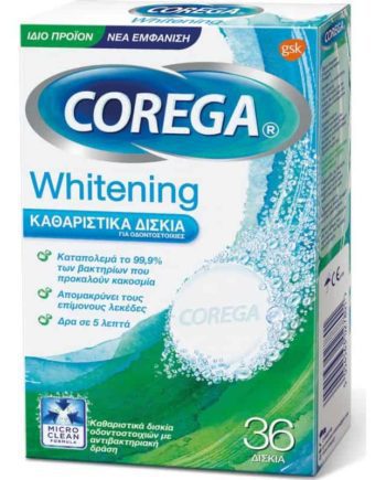 corega whitening 36 tabs