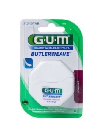 Gum ButlerWeave Unwaxed (1055), Οδοντικό Νήμα Ακύρωτο 50m