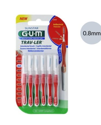 Gum Trav-ler Interdental Brush, 0.8mm