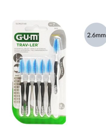 Gum Trav-Ler Antibacterial Μεσοδόντια Βουρτσάκια 2.6mm 6τμχ