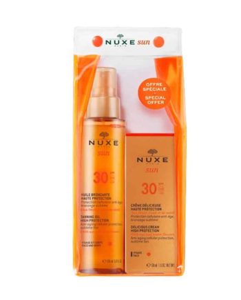 Nuxe Sun Promo Face Cream Body Oil SPF 30