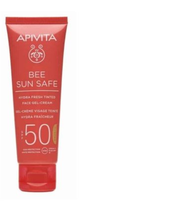 apivita bee sun safe gel cream tinted spf 50