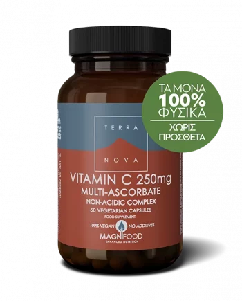 TERRANOVA Vitamin C 250mg Multi-Ascorbate (Non-Acidic) 50