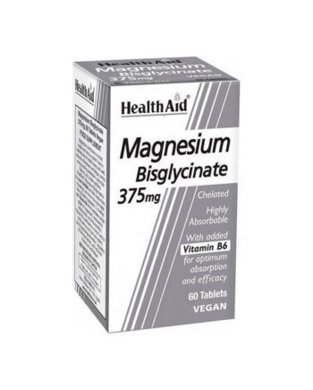 Health Aid Magnesium Bisglycinate 375mg 60tampletes