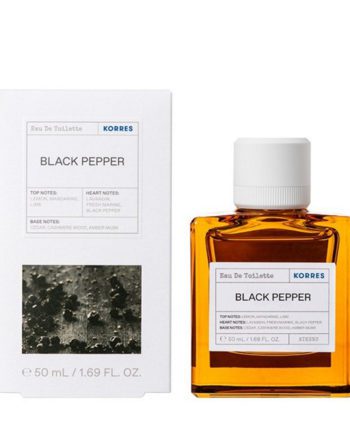 Korres Black Pepper Eau De Toilette Mens Parfume 50ml