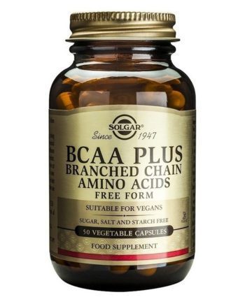Solgar BCAA Plus Branched Chain Amino Acids 50 Caps