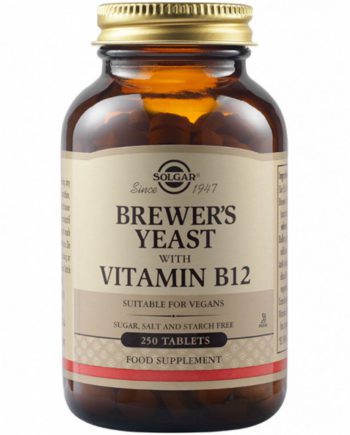 Solgar Brewer’s Yeast with Vitamin B-12 250 Tablets