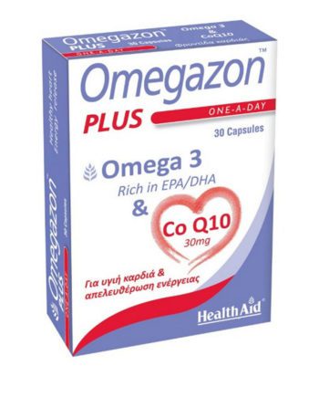 Health Aid Omegazon Plus Omega 3 & Co Q10 30caps