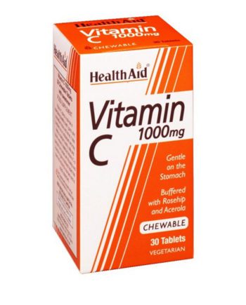 Health Aid Vitamin C 1000mg Chewable 30tabs