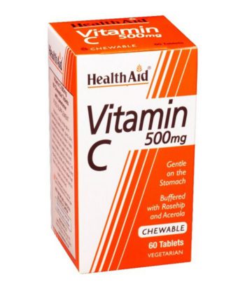 Health Aid Vitamine C Rosehip & Acerola 60tabs 500mg