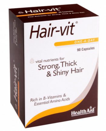 Health Aid Hair-vit, Strong, Thick & Shiny Hair 90caps
