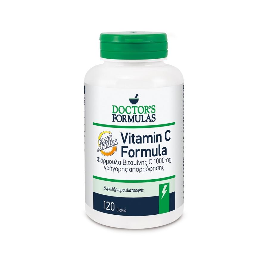 Doctors Formulas VITAMIN C FORMULA FAST ACTION Βιταμίνη C 1000mg