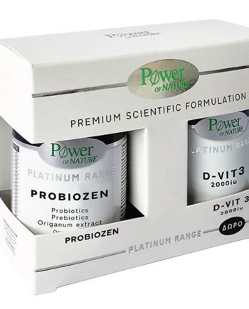 Power Of Nature Promo Platinum Range Probiozen 15tablets & D-vit 3 2000iu 20tablets