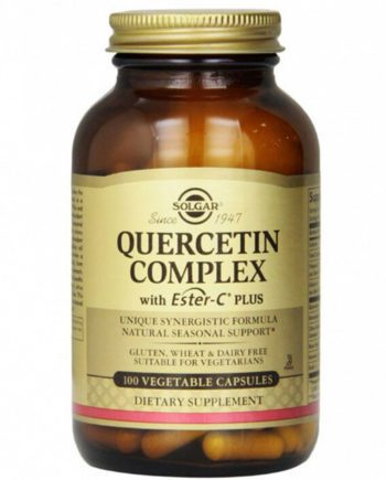 Solgar Quercetin Complex With Ester C Plus, 100 Vegetable Capsules