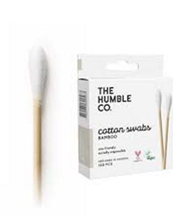 The Humble Co Cotton Swabs White 100pcs