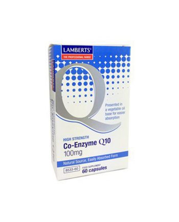 Lamberts Co-Enzyme Q10, Συνένζυμο Q10 100mg, 60 Κάψουλες