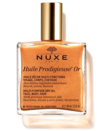 Nuxe Huile Prodigieuse Or Shimmering Multi Purpose Dry Oil Face Body Hair 100 ml