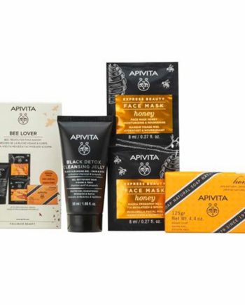 Apivita Bee Lover Black Cleansing Detox & Soap Bar Honey & Face Mask 2x8ml