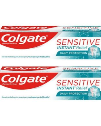 Colgate Sensitive 1+1 Δώρο Instant Relief Daily Protection
