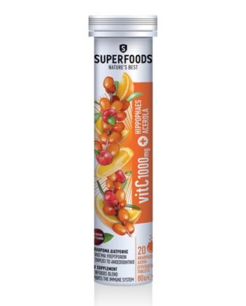 Superfoods Vitamin C 1000mg Hippophaes Acerola 20eff