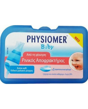 Physiomer Baby Ρινικός Αποφρακτήρας για Βρέφη & 5 Προστατευτικά Φίλτρα