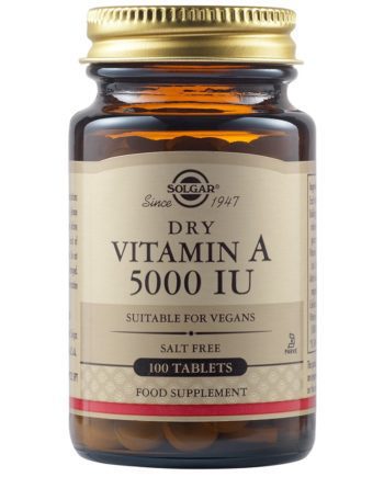 Solgar Dry Vitamin A 5000 IU 100 ταμπλέτες